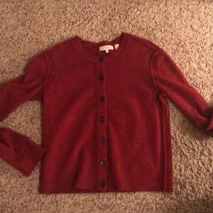 “INHABIT” Ruby Red Sweater